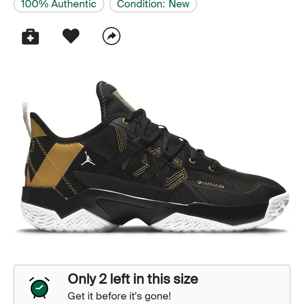 Great Deal for (BTS)Jordan  One Take 2(Gs) size 4.5 y Unisex